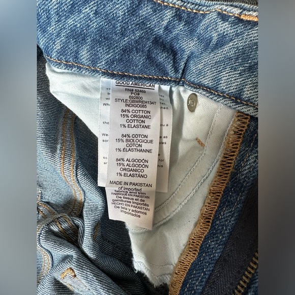 Good American Good Legs Straight Jeans NWOT - Picture 4 of 4